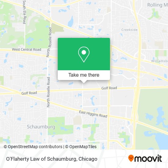 O'Flaherty Law of Schaumburg map