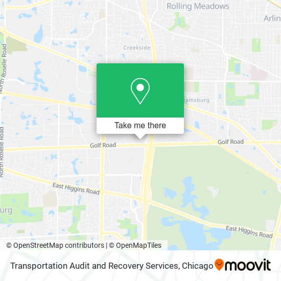 Transportation Audit and Recovery Services map