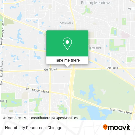 Hospitality Resources map