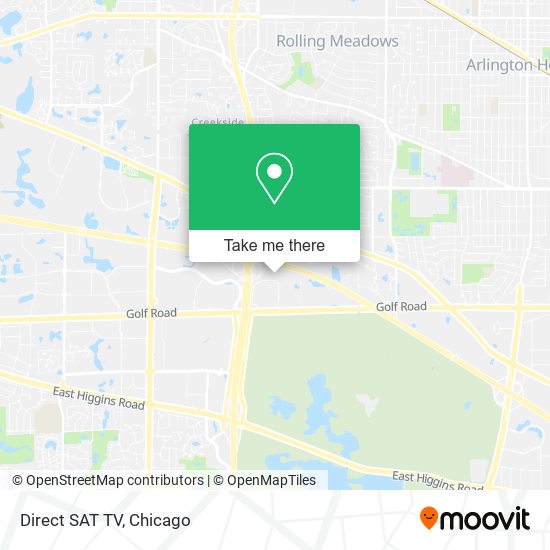 Direct SAT TV map