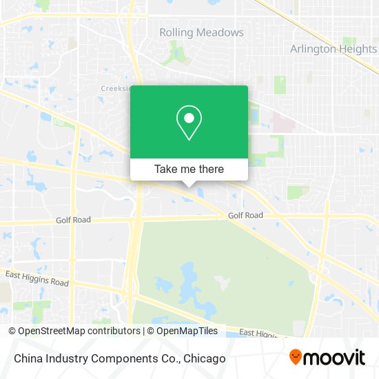 Mapa de China Industry Components Co.