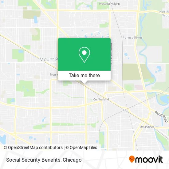 Social Security Benefits map