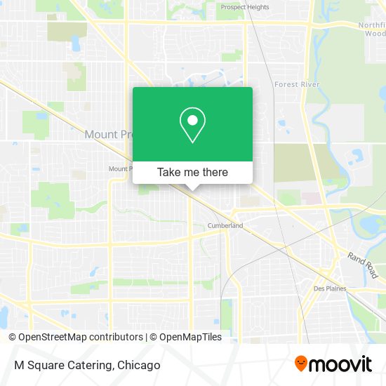 M Square Catering map