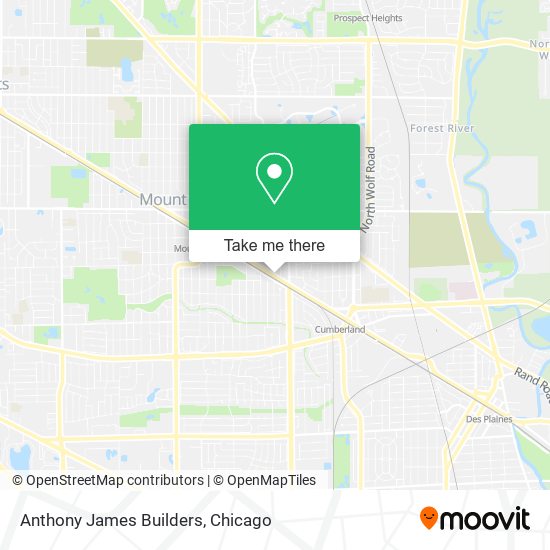 Anthony James Builders map