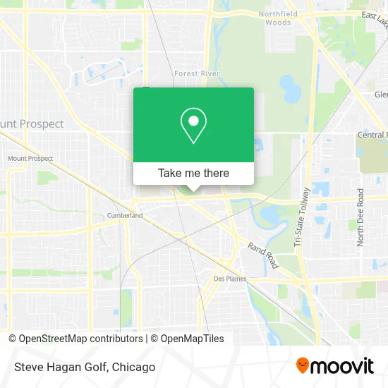 Steve Hagan Golf map