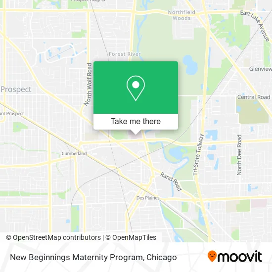 New Beginnings Maternity Program map