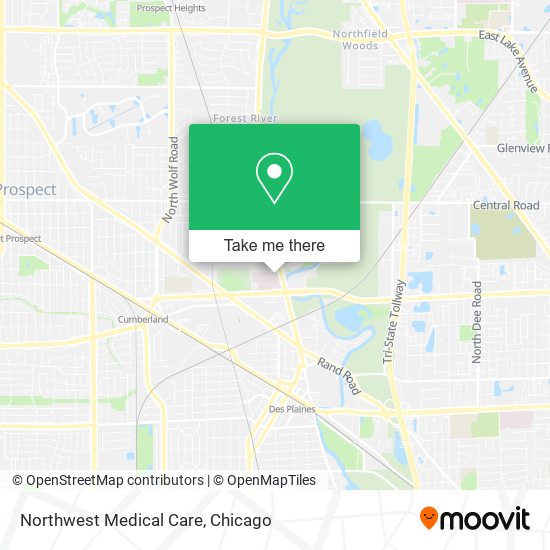 Northwest Medical Care map
