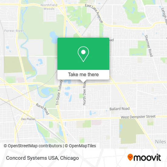 Concord Systems USA map