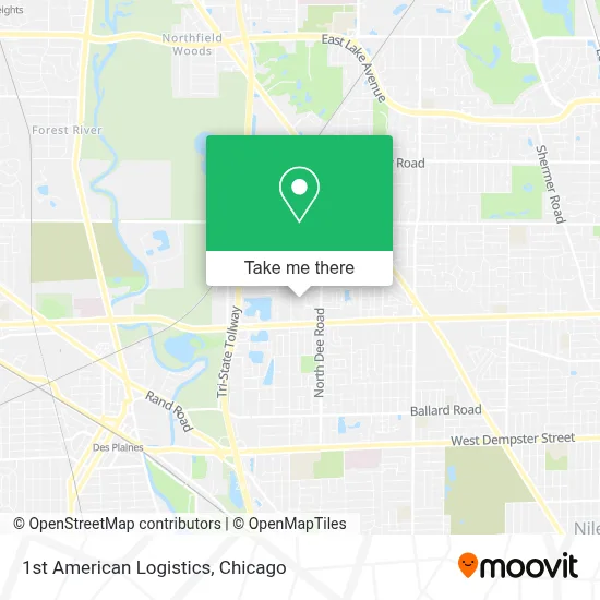 1st American Logistics map