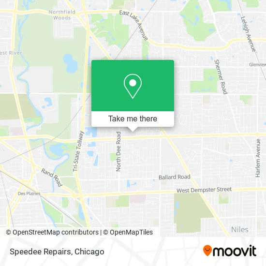 Speedee Repairs map