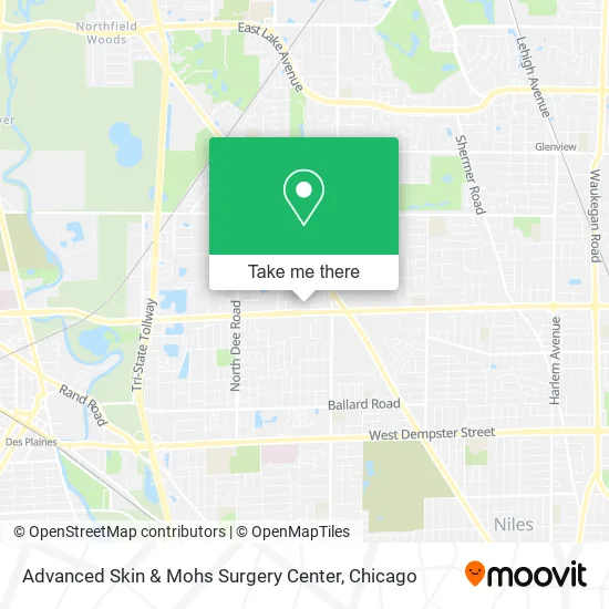 Advanced Skin & Mohs Surgery Center map