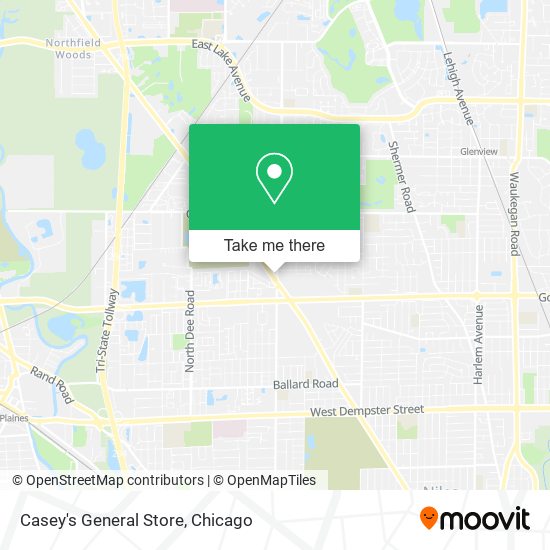 Mapa de Casey's General Store