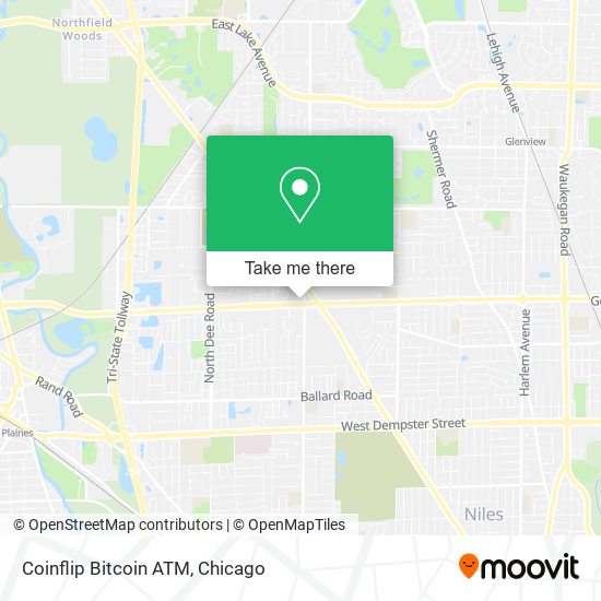 Mapa de Coinflip Bitcoin ATM