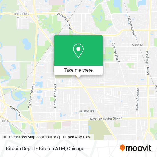 Mapa de Bitcoin Depot - Bitcoin ATM