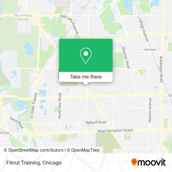 Fitnut Training map