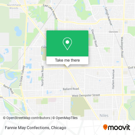 Fannie May Confections map