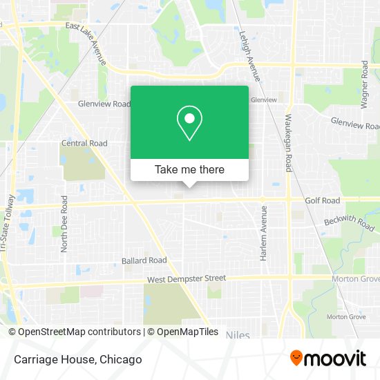 Mapa de Carriage House