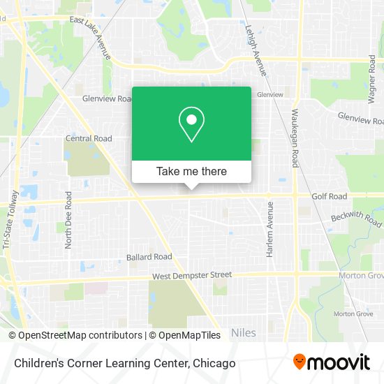 Children's Corner Learning Center map