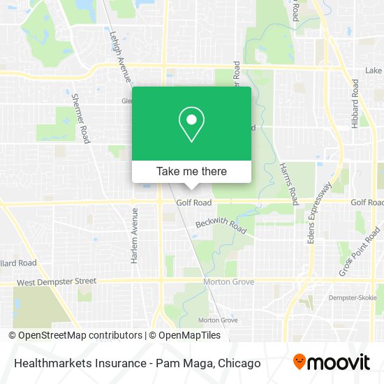 Mapa de Healthmarkets Insurance - Pam Maga