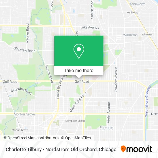 Mapa de Charlotte Tilbury - Nordstrom Old Orchard