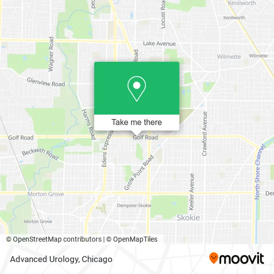 Advanced Urology map