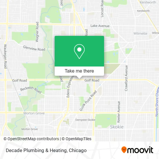 Decade Plumbing & Heating map