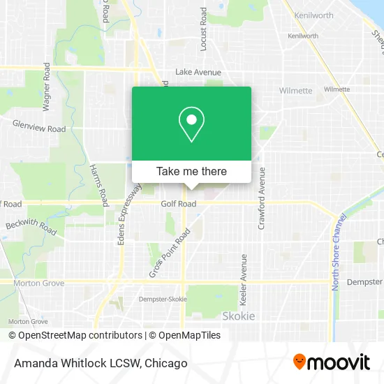 Amanda Whitlock LCSW map