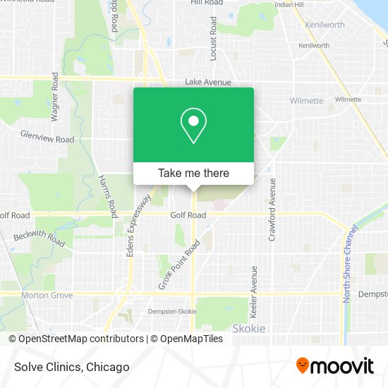 Mapa de Solve Clinics
