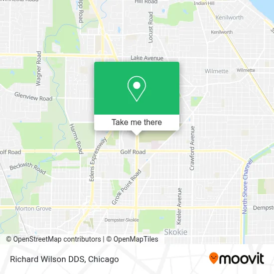 Richard Wilson DDS map