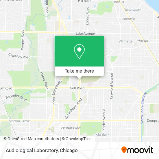 Audiological Laboratory map