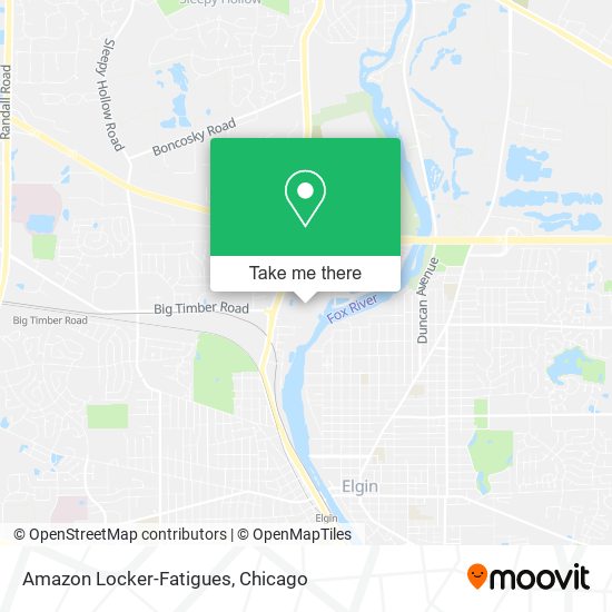 Mapa de Amazon Locker-Fatigues