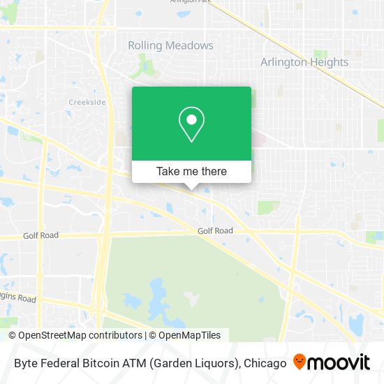 Byte Federal Bitcoin ATM (Garden Liquors) map