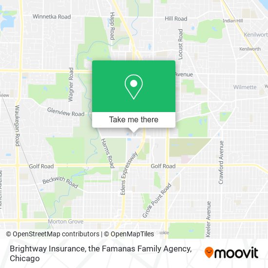 Mapa de Brightway Insurance, the Famanas Family Agency