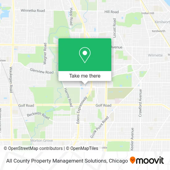 All County Property Management Solutions map