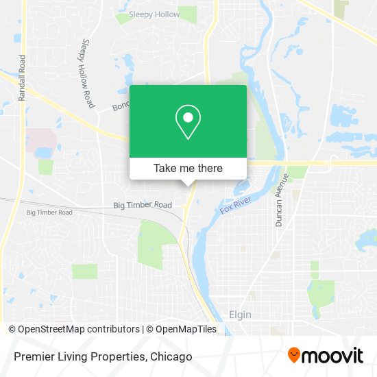 Premier Living Properties map
