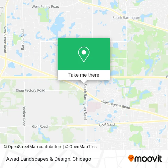 Mapa de Awad Landscapes & Design
