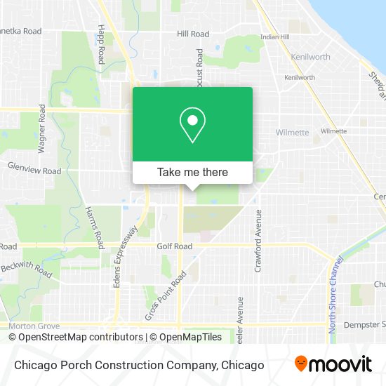 Chicago Porch Construction Company map