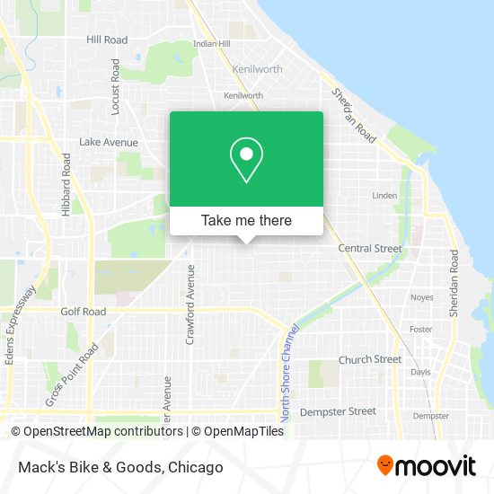 Mack's Bike & Goods map