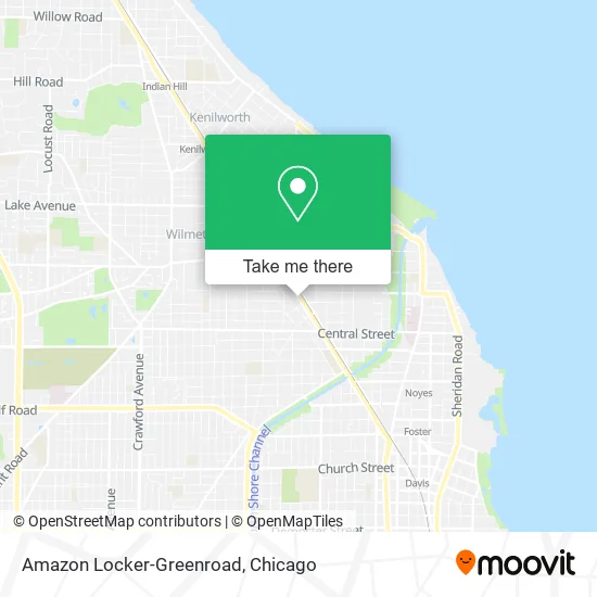 Amazon Locker-Greenroad map