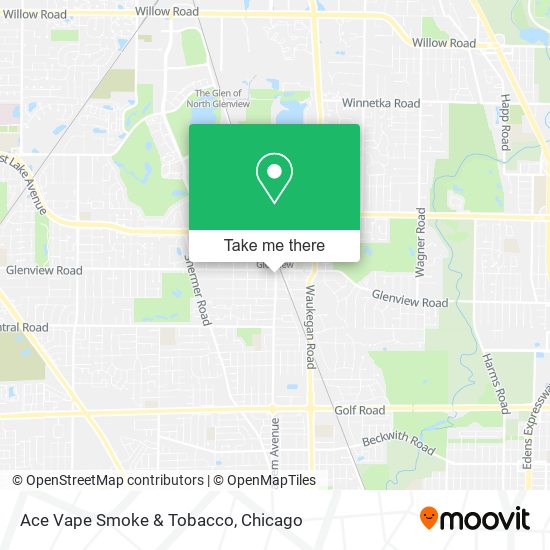Ace Vape Smoke & Tobacco map