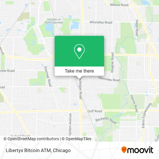Libertyx Bitcoin ATM map