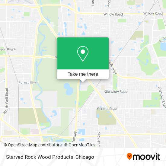 Mapa de Starved Rock Wood Products