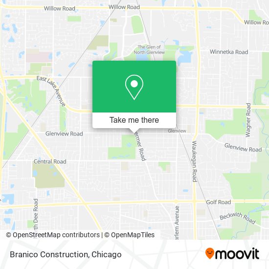 Branico Construction map