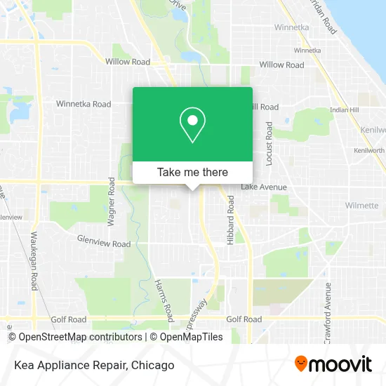 Kea Appliance Repair map
