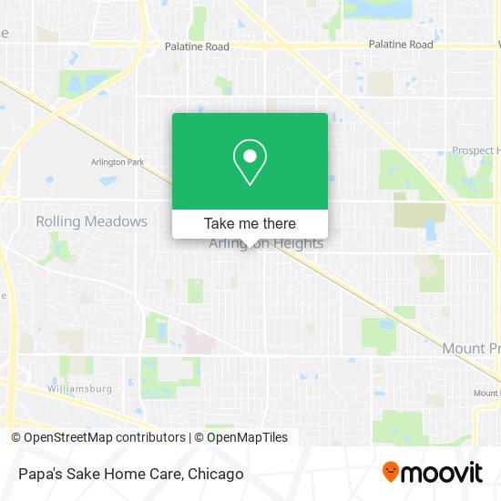 Papa's Sake Home Care map