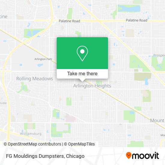 FG Mouldings Dumpsters map