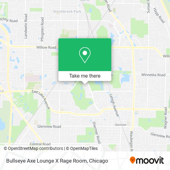 Bullseye Axe Lounge X Rage Room map