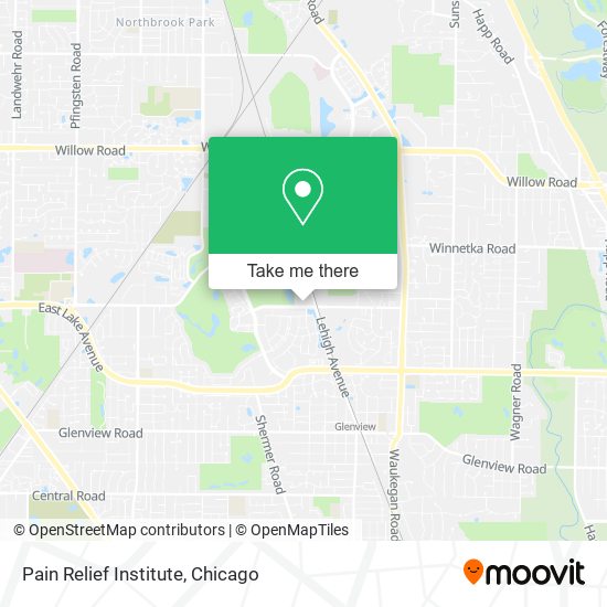 Pain Relief Institute map