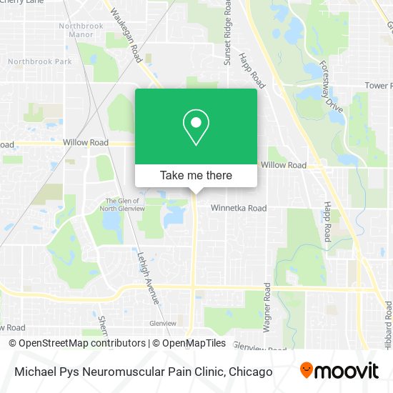 Michael Pys Neuromuscular Pain Clinic map