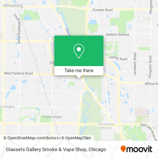 Mapa de Glassets Gallery Smoke & Vape Shop